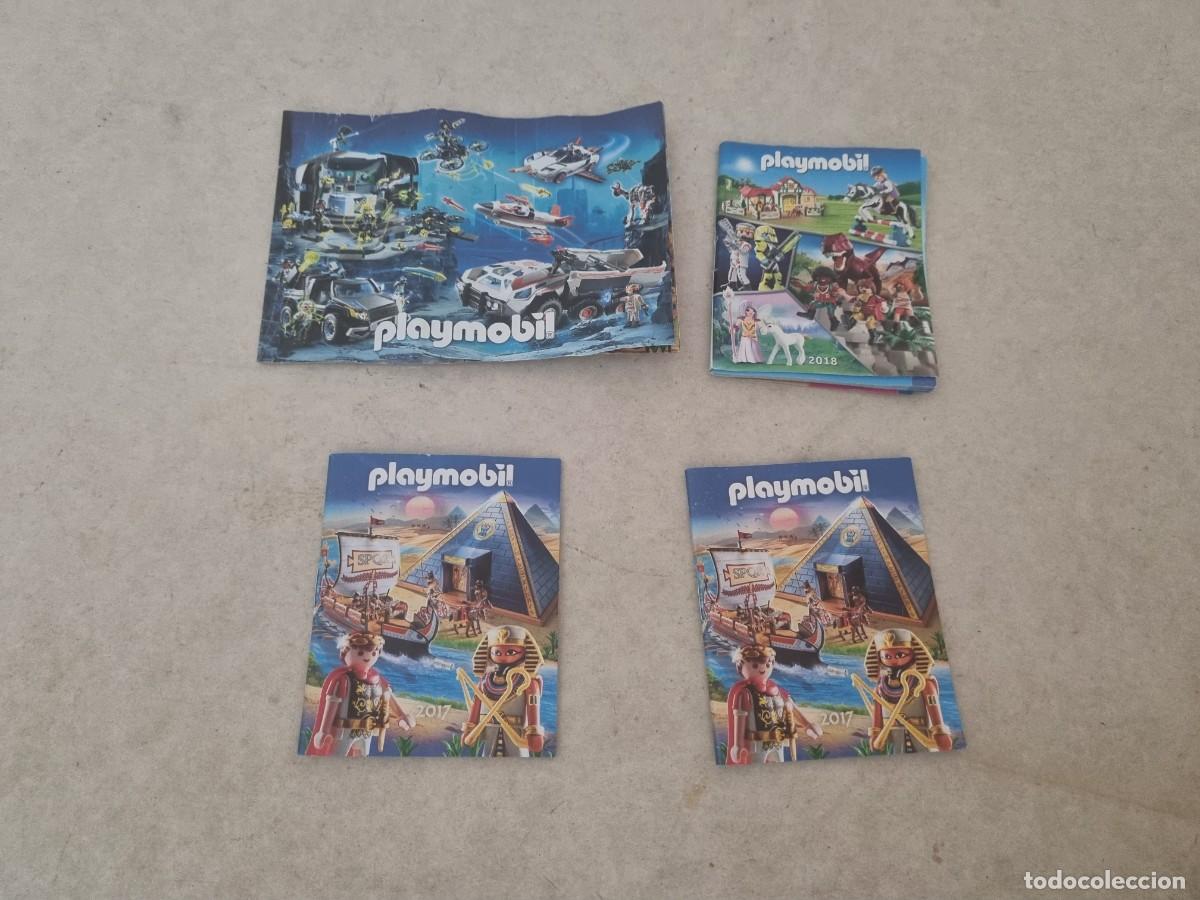 Playmobil: Lote de cat&aacute;logos playmobil