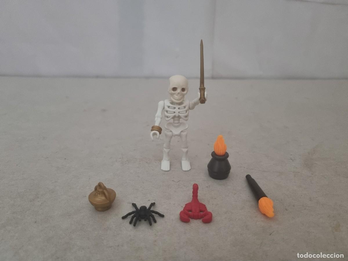 Playmobil: Figura playmobil Esqueleto y accesorios Egipcios