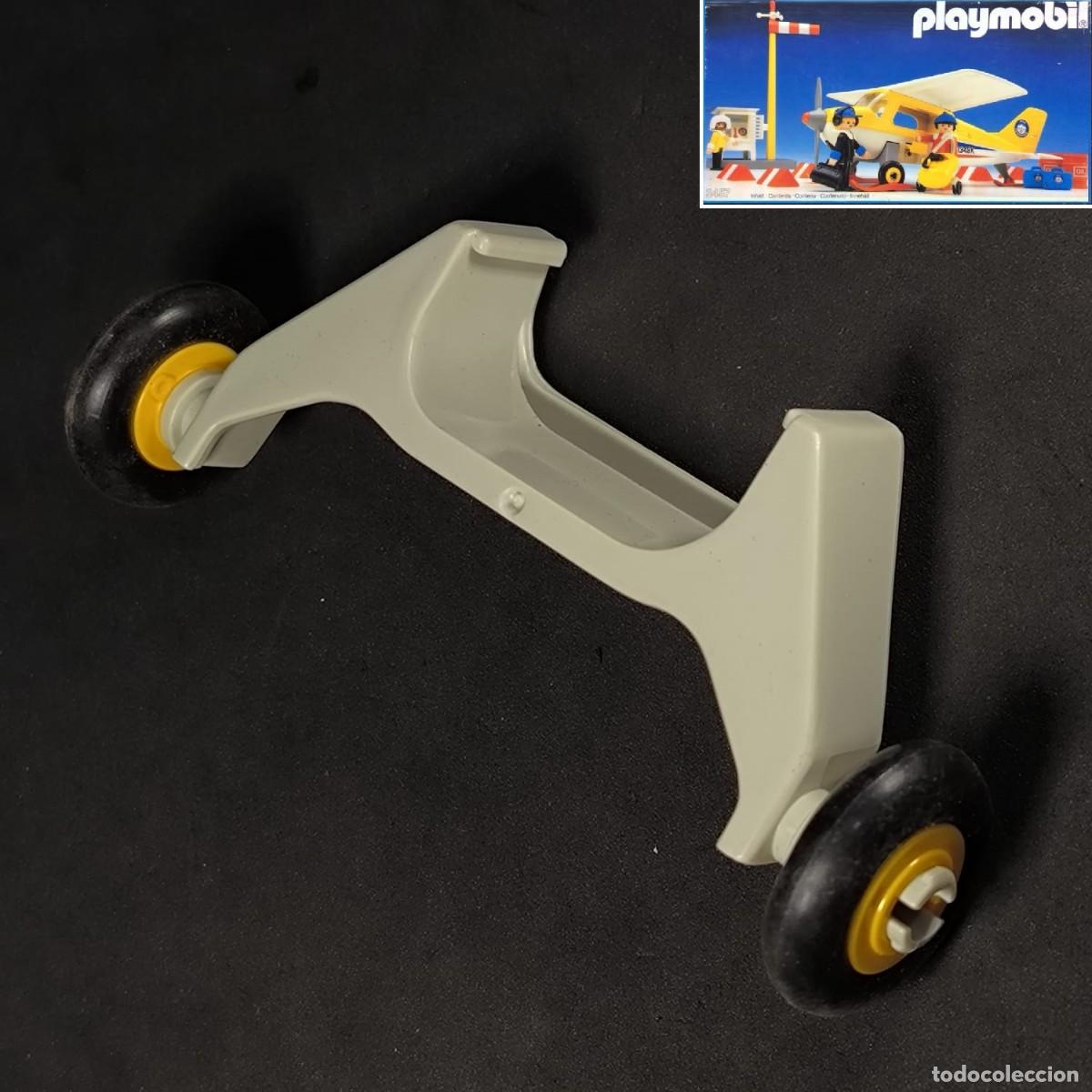 Playmobil: Playmobil tren de aterrizaje gris con ruedas avioneta 3457 ☼