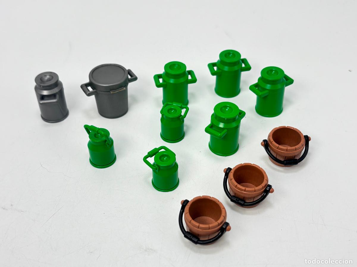 Playmobil: Playmobil lote cantara leche y cubo