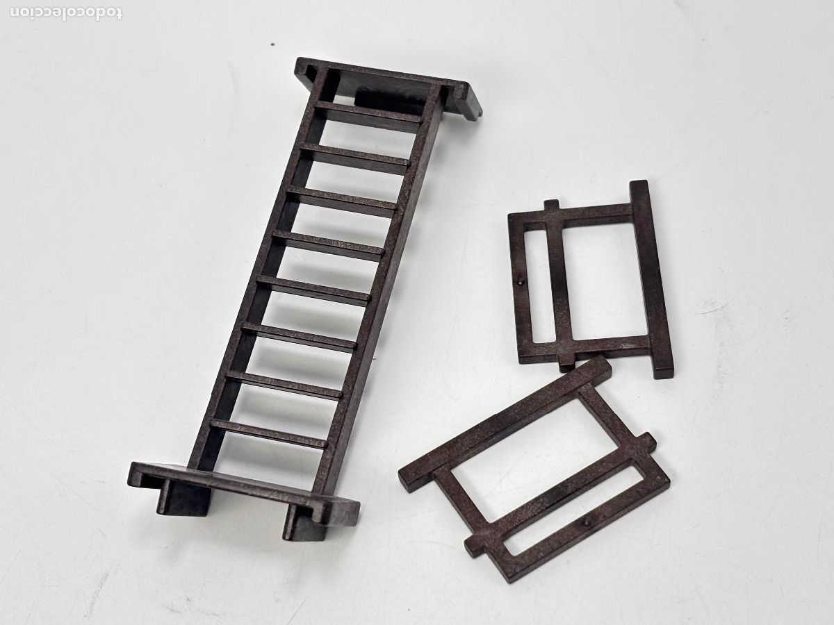 Playmobil: Playmobil lote escalera atadero acaballo casas oeste