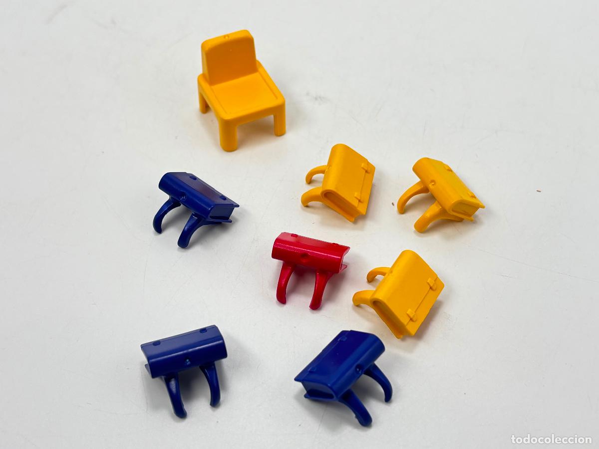 Playmobil: Playmobil lote mochila escuela ni&ntilde;o ni&ntilde;a