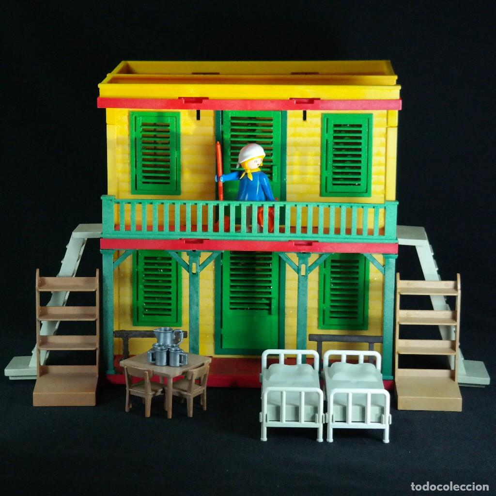 Playmobil: Playmobil hotel oeste con figura, muebles y accesorios ☼