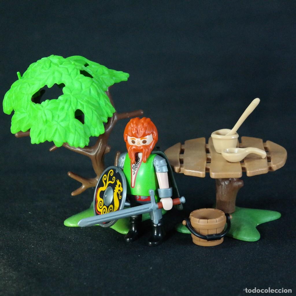Playmobil: Playmobil vikingo con mesa y arbol ☼