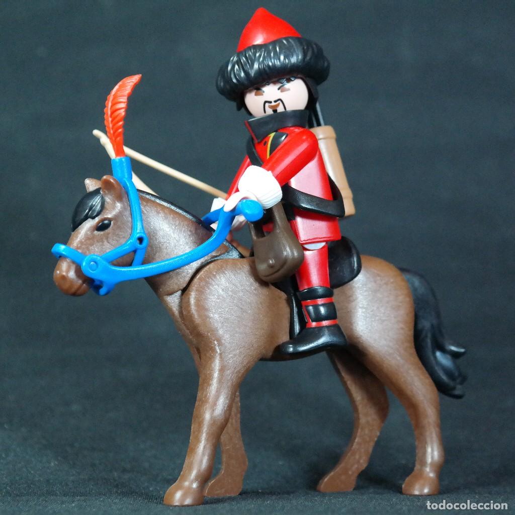 Playmobil: Playmobil guerrero mongol con caballo ☼