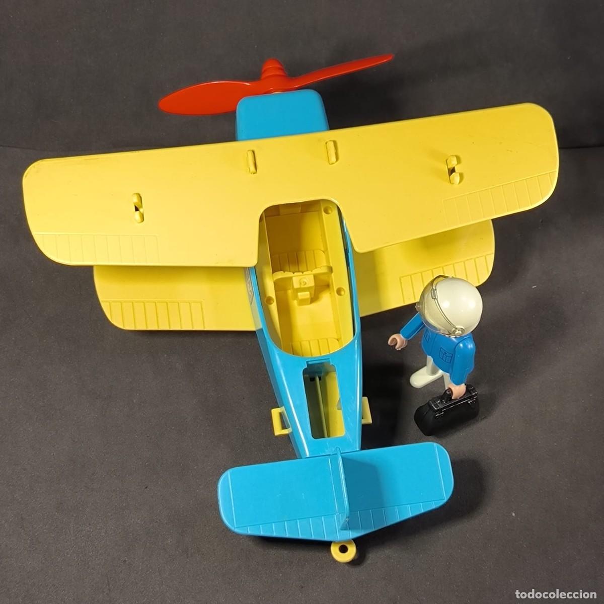 Playmobil: Playmobil biplano celeste ☼