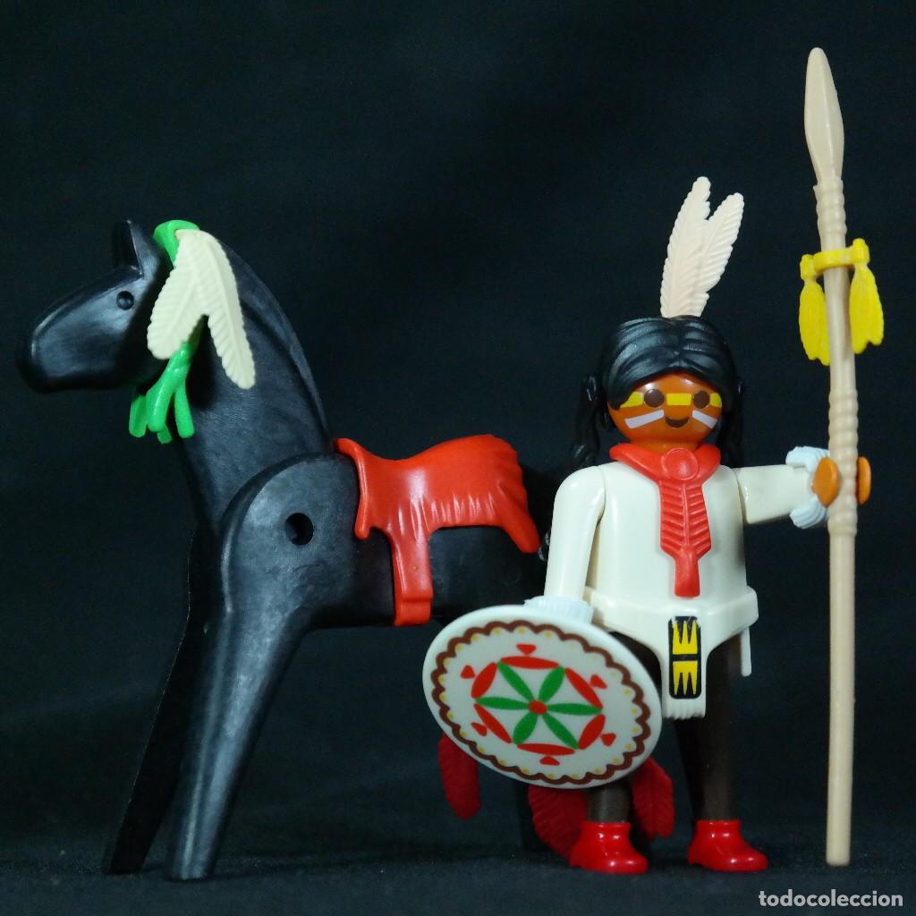 Playmobil: Playmobil indio con caballo ☼