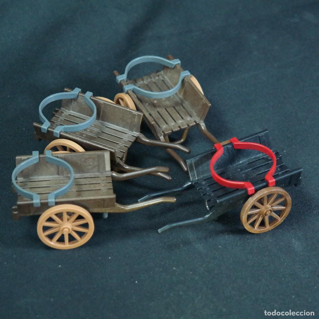 Playmobil: Playmobil 4 carretillas para balas ☼