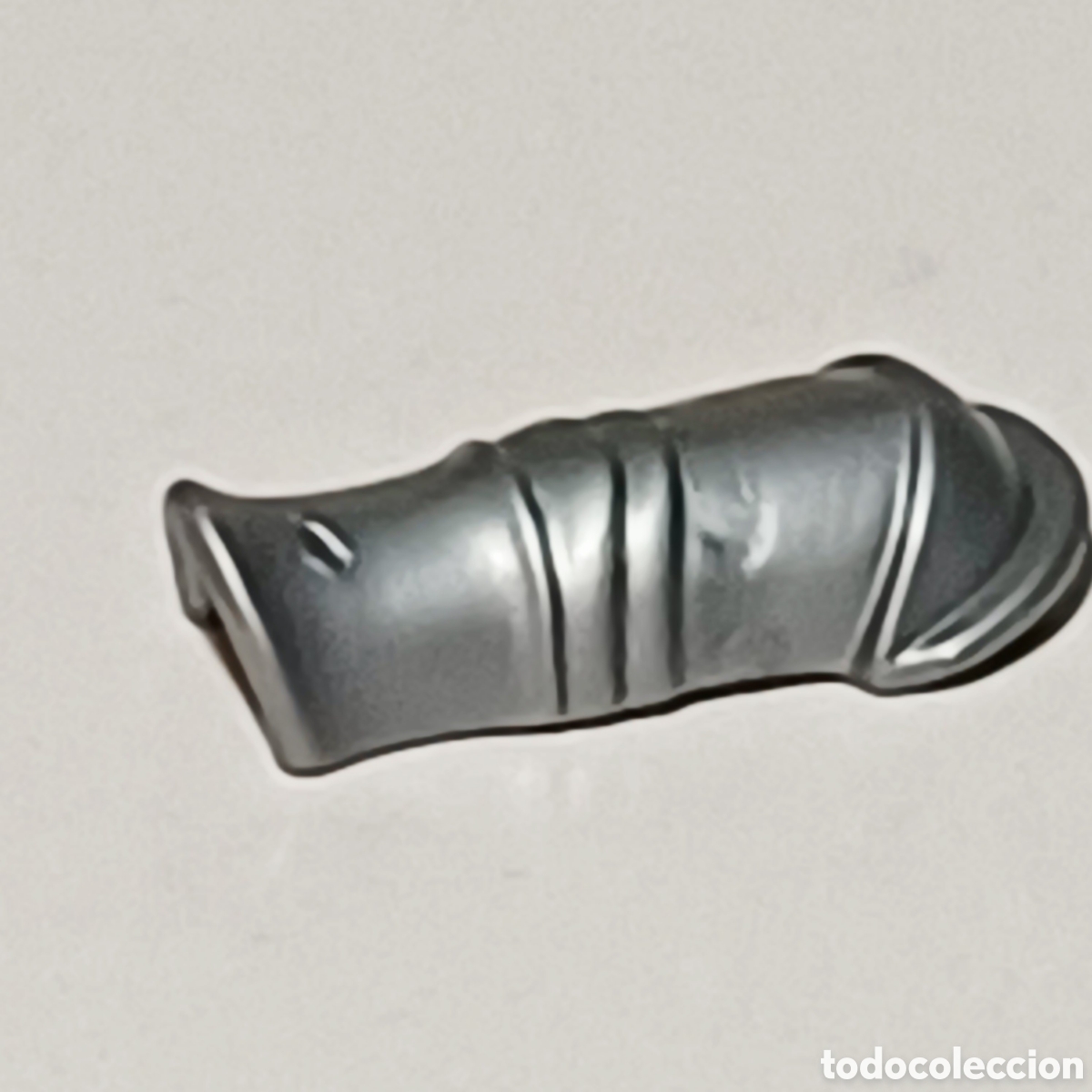 Playmobil: Pieza playmobil defensa antebrazo medieval gris metalizado romano vikingo