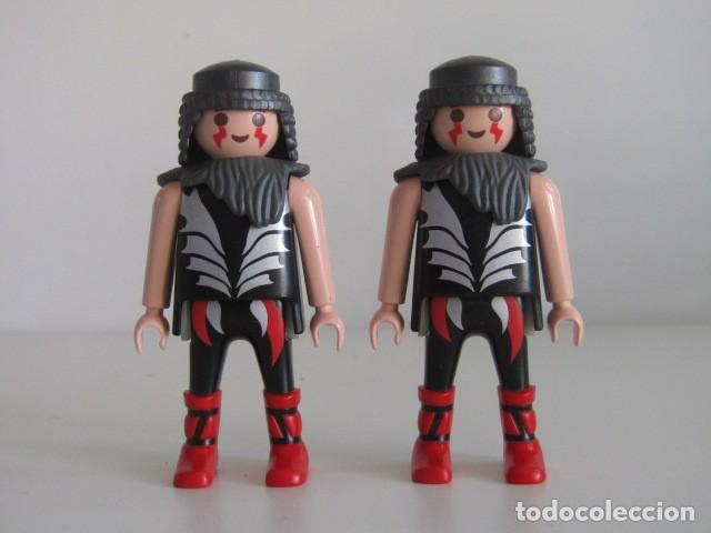 Playmobil: DIFICIL LOTE DE 2 BARBAROS MEDIEVALES ANTIGUOS PARA CUSTOMIZAR PLAYMOBIL
