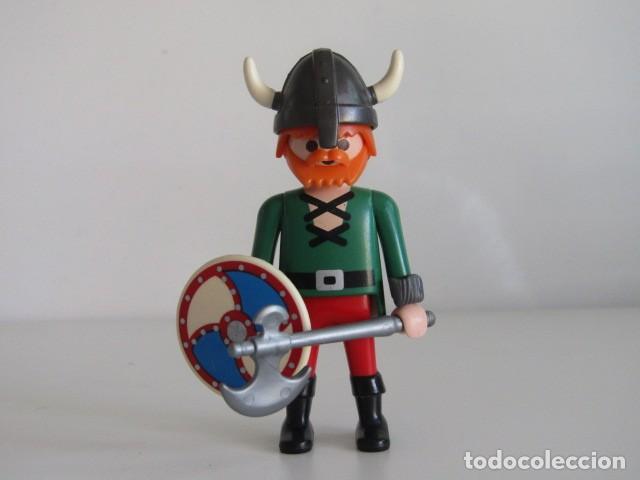 Playmobil: DIFICIL GUERRERO VIKINGO MEDIEVAL ESPECIAL ANTIGUO RAR PLAYMOBIL