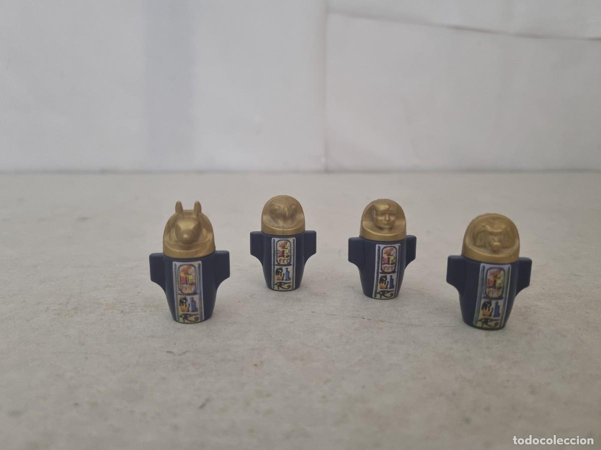 Playmobil: Lote de 4 urnas o vasos canopos playmobil