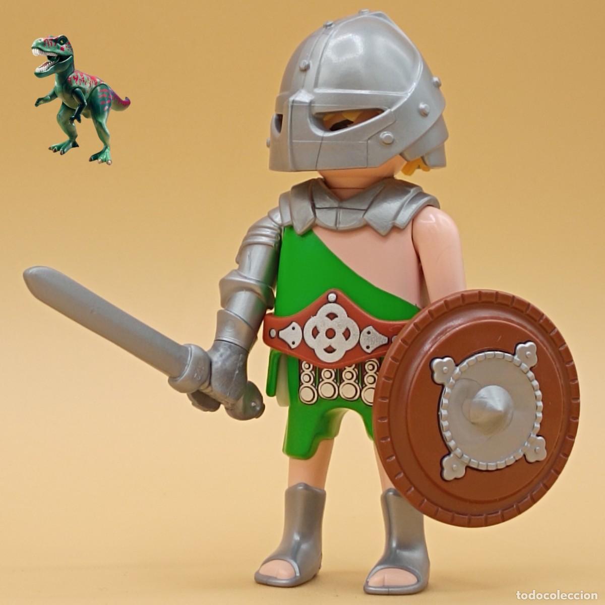 Playmobil: Playmobil figura gladiador romano guerrero coliseo circo arena campeon luchador medieval