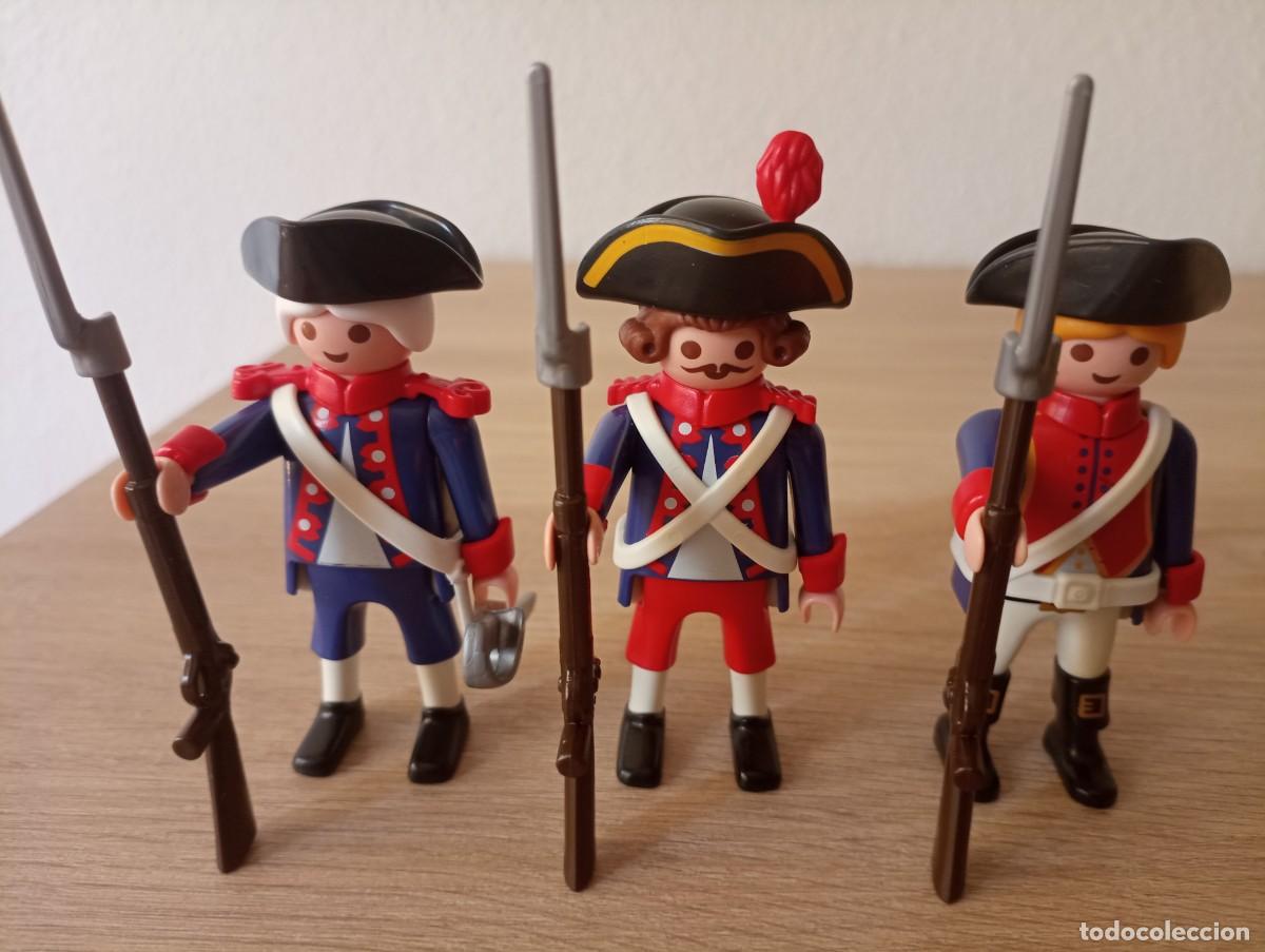 Playmobil: playmobil, lote, custom, soldados, coloniales, Ref. 6436, franceses, ingleses, prusianos, ( SOLO HOY