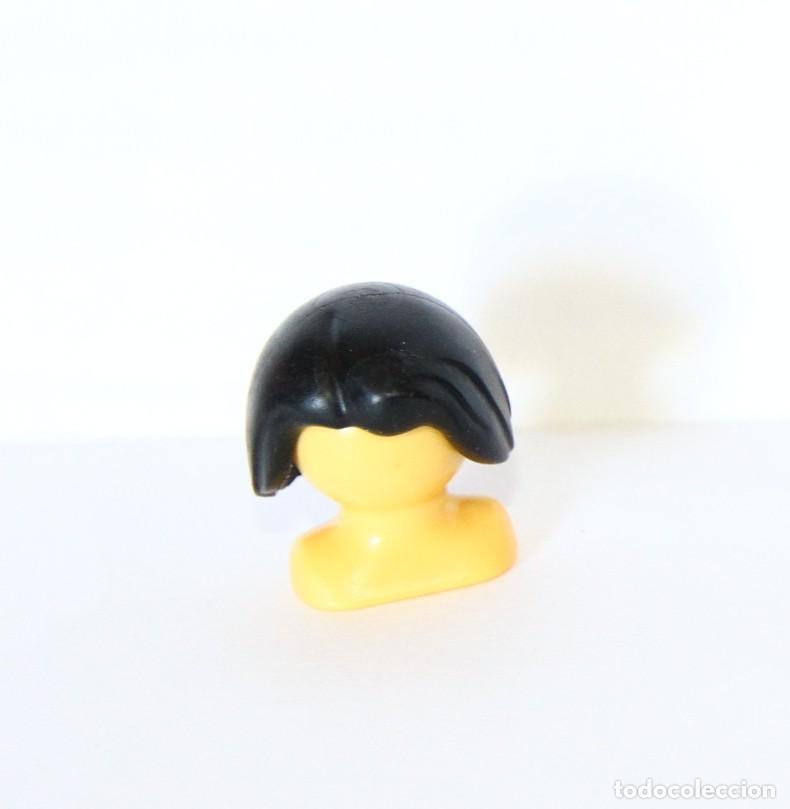 Playmobil: PLAYMOBIL MEDIEVAL PELO PELUCA MUJER NEGRO