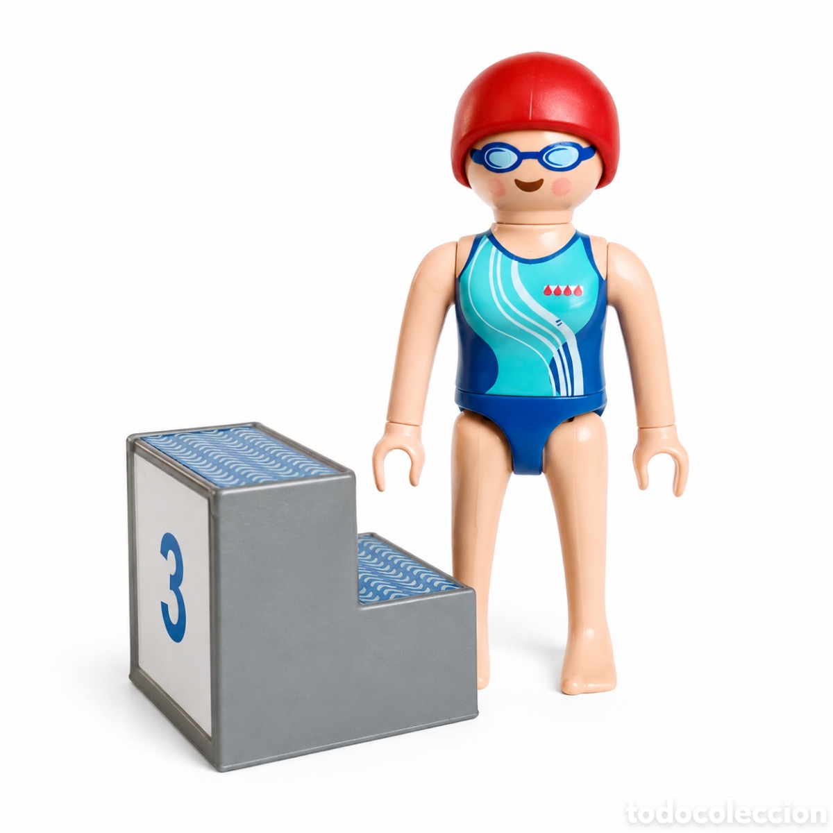 Playmobil: Playmobil nadadora con cajon