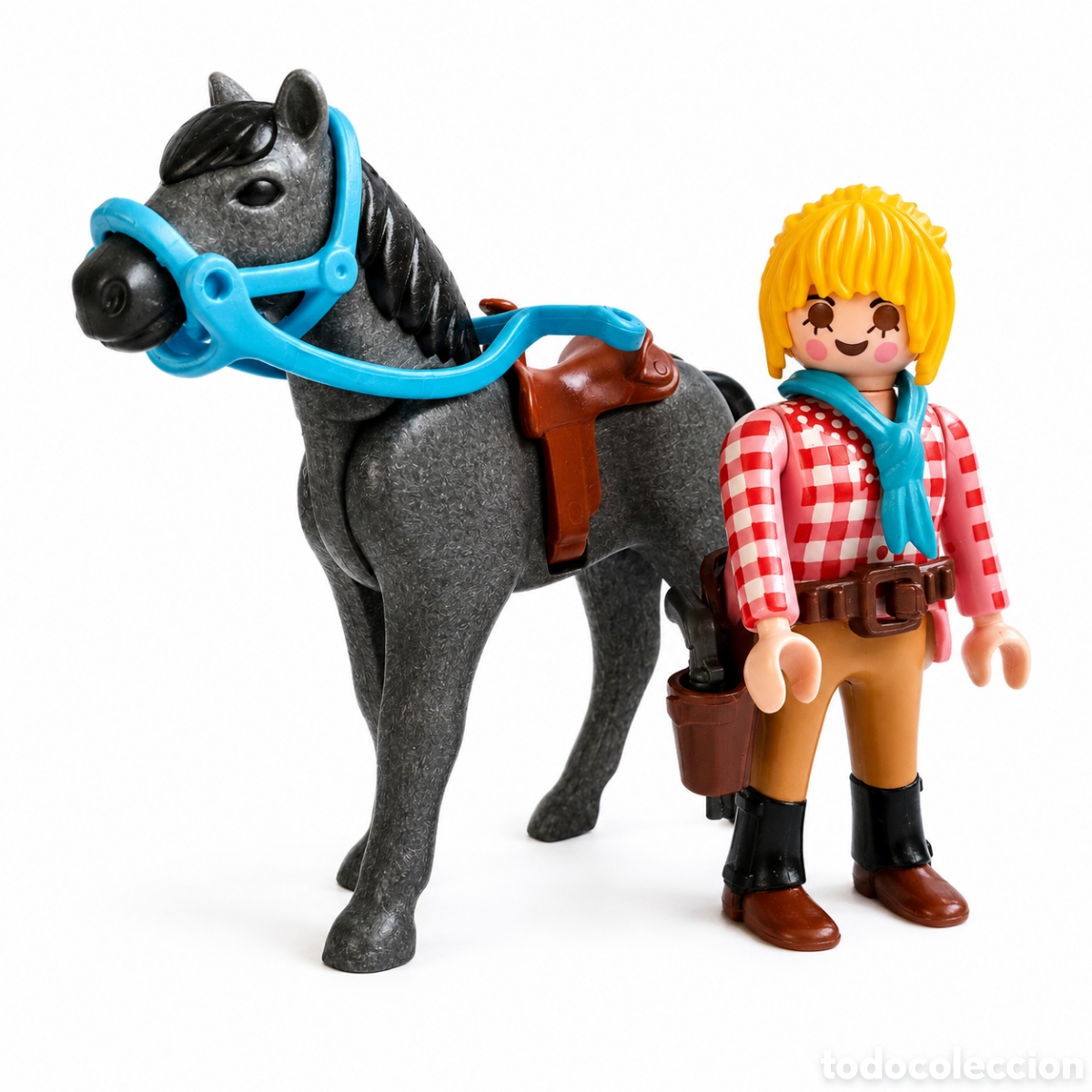 Playmobil: Playmobil vaquera con caballo