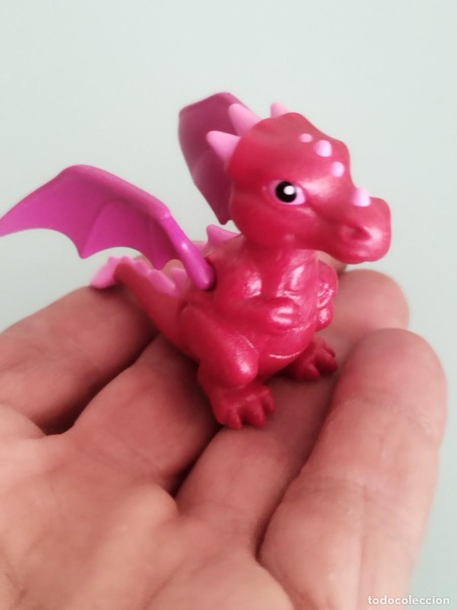 Playmobil: Figura Playmobil. Bebe de color rosa, hadas dragon con bebe.