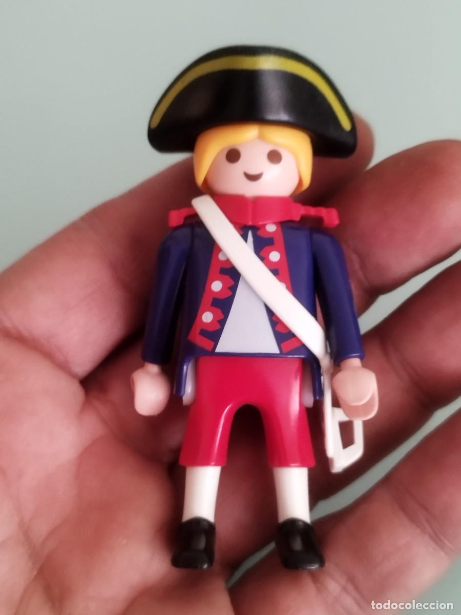 Playmobil: Figura Playmobil. Soldado de infanter&iacute;a francesa de epoca. Barco, &eacute;poca Napole&oacute;nica.