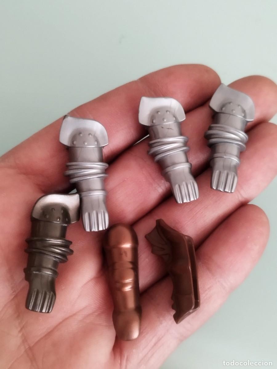 Playmobil: Figura Playmobil. Lote de 6 Manchette o brazalete protector de armadura. Medieval, soldado.