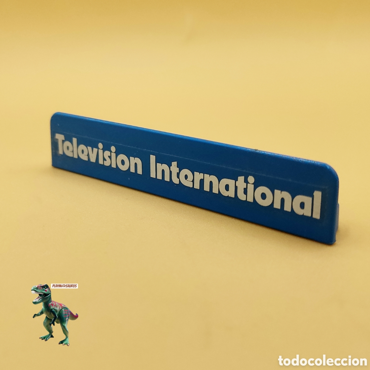 Playmobil: Playmobil letrero tvi television international 3468 3530 sign Zeichen signe cartel rotulo furgoneta