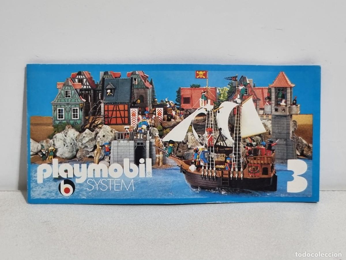 Playmobil: Playmobil 1974 Folleto 3 Catalogo 13x6 Libro Manual Geobra 1974-1978 Pirata