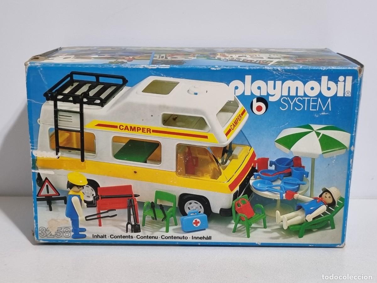 Playmobil: Playmobil 3258 Set Camper Autocaravana Vehiculo Caravana Camping Campista