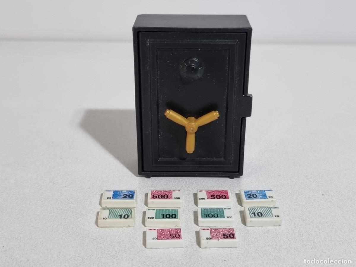 Playmobil: Playmobil Caja Fuerte Negra Fajo Taco Billetes Banco Dinero Robo Ladron