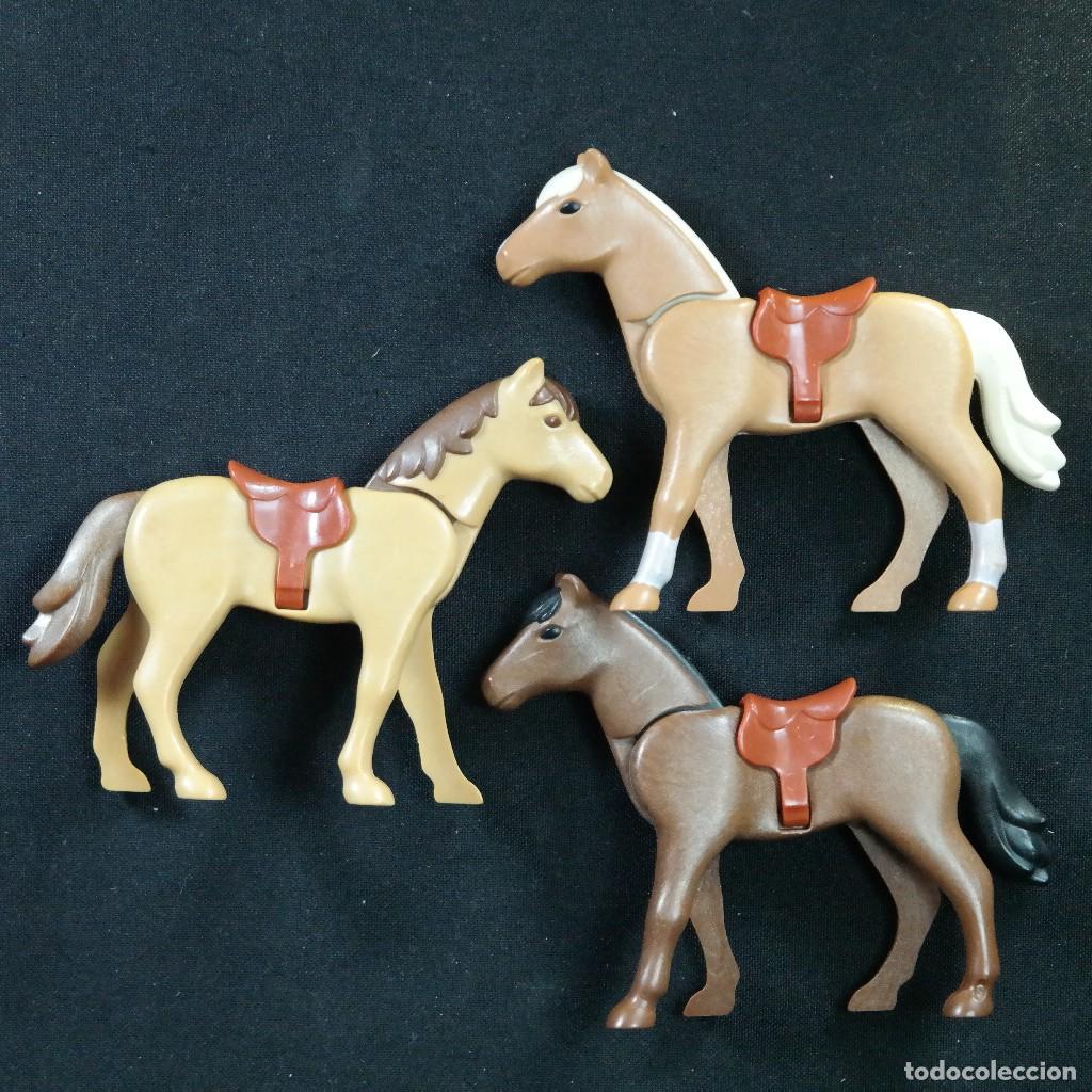 Playmobil: Playmobil 3 caballos ☼