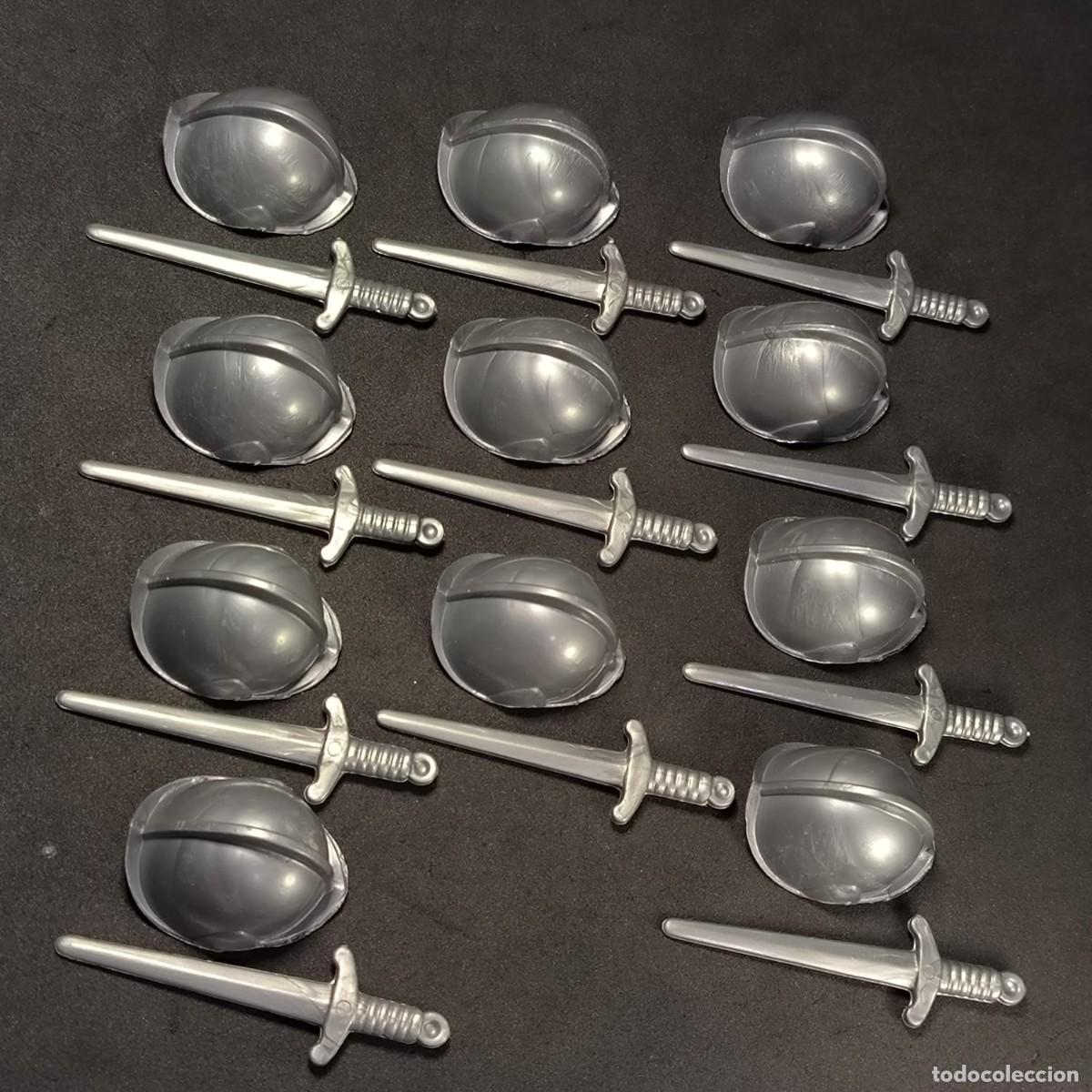 Playmobil: Playmobil cascos con espadas medievales ☼