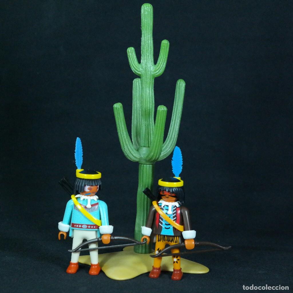 Playmobil: Playmobil dos indios con cactus ☼