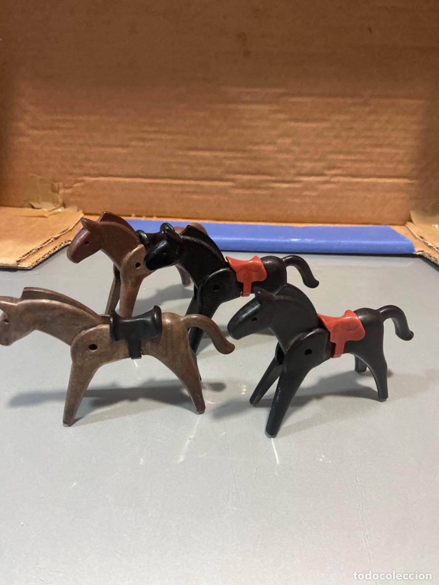 Playmobil: 4 caballos playmobil oeste