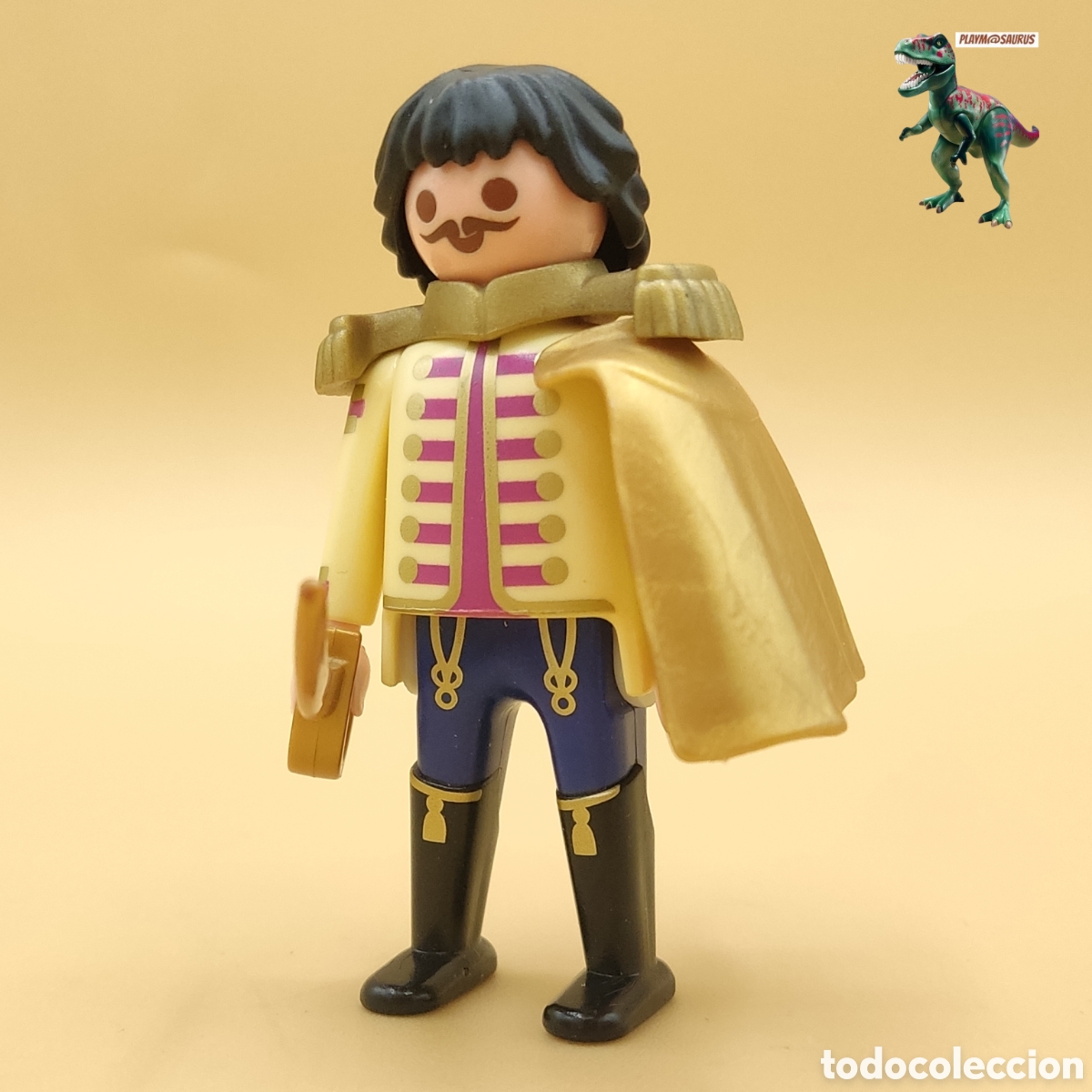 Playmobil: Playmobil figura hombre oficial prusiano uniforme de gala soldado principe ruso Zar de rusia baile