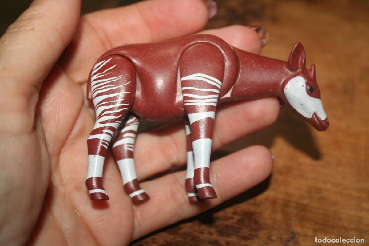 Playmobil: mu&ntilde;eca mu&ntilde;eco okapi playmobil vaca ternero pedido minimo 5e