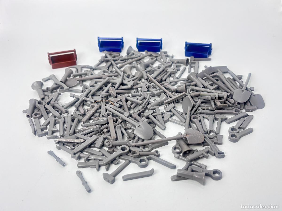 Playmobil: Playmobil lote caja con herramienta obra taller
