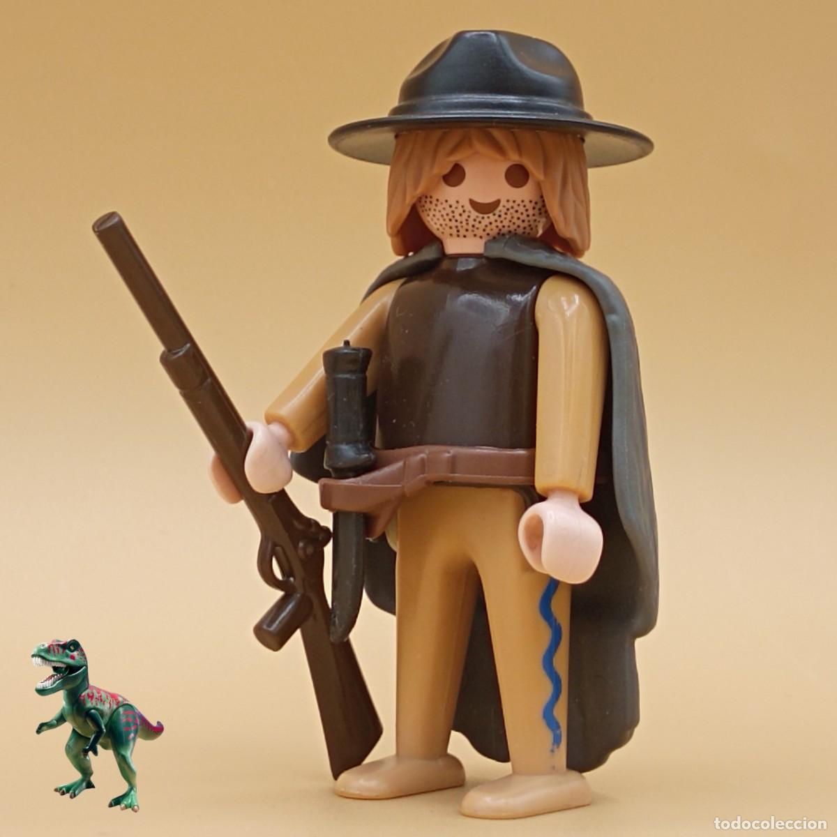 Playmobil: Playmobil figura trampero cazador vaquero forajido cowboy explorador rastreador oeste western