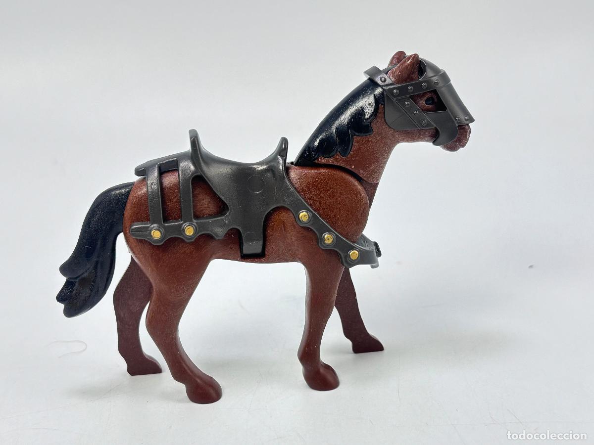 Playmobil: Playmobil caballo con rienda roja medieval