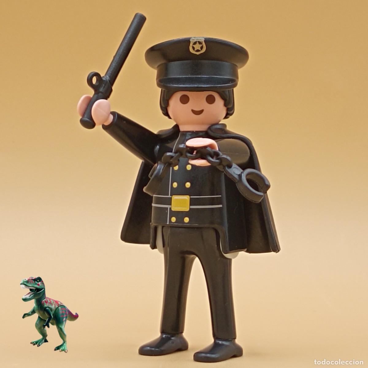 Playmobil: Playmobil figura agente de policia guardia victoriano oficial ingles comisaria