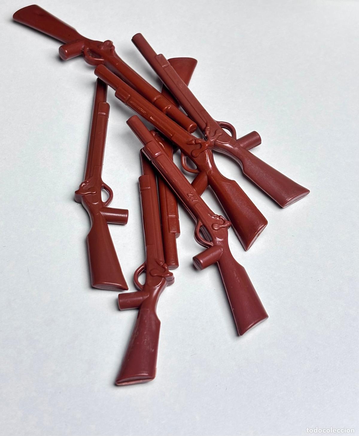 Playmobil: Playmobil lote escopeta rifle soldado vaquero oeste