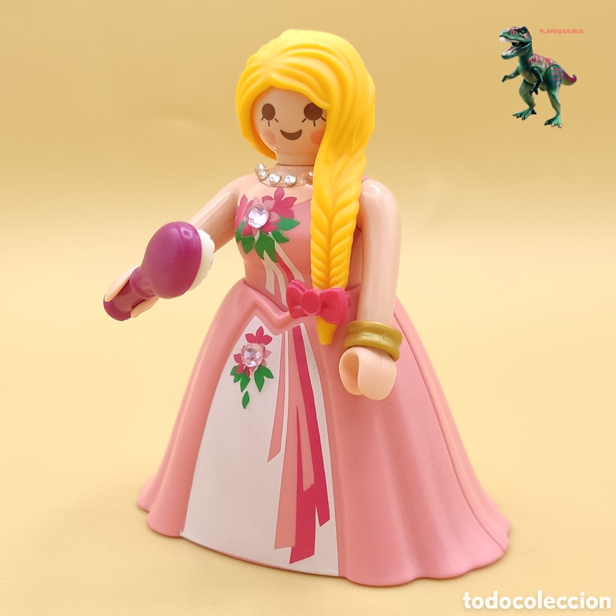 Playmobil: Playmobil figura mujer princesa vestido noble palacio real castillo novia boda baile reina