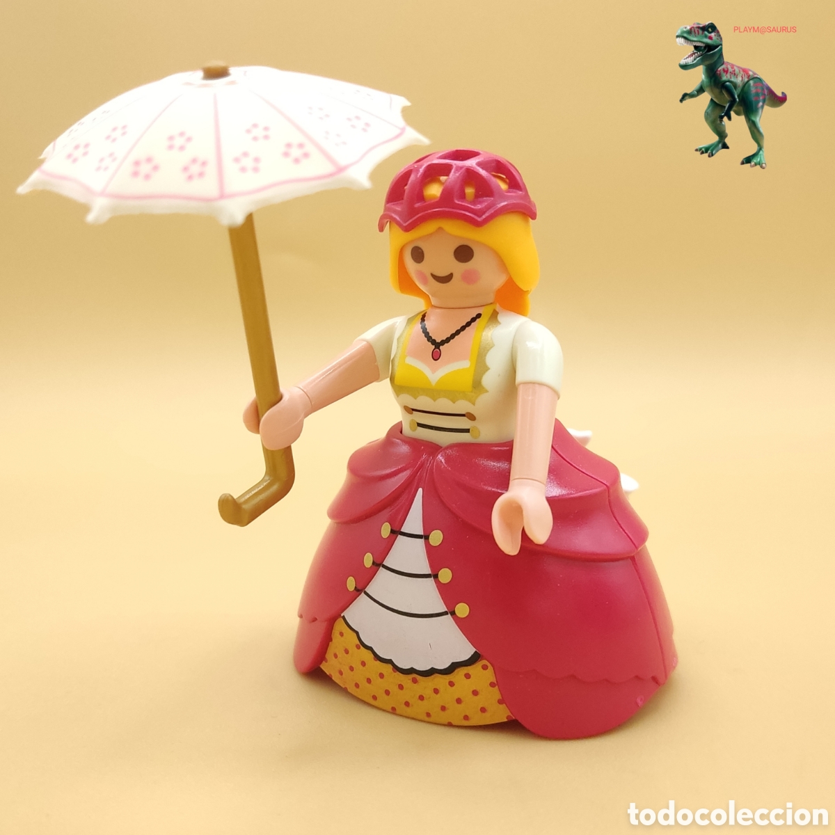 Playmobil: Playmobil figura mujer princesa vestido noble palacio real castillo novia boda baile reina