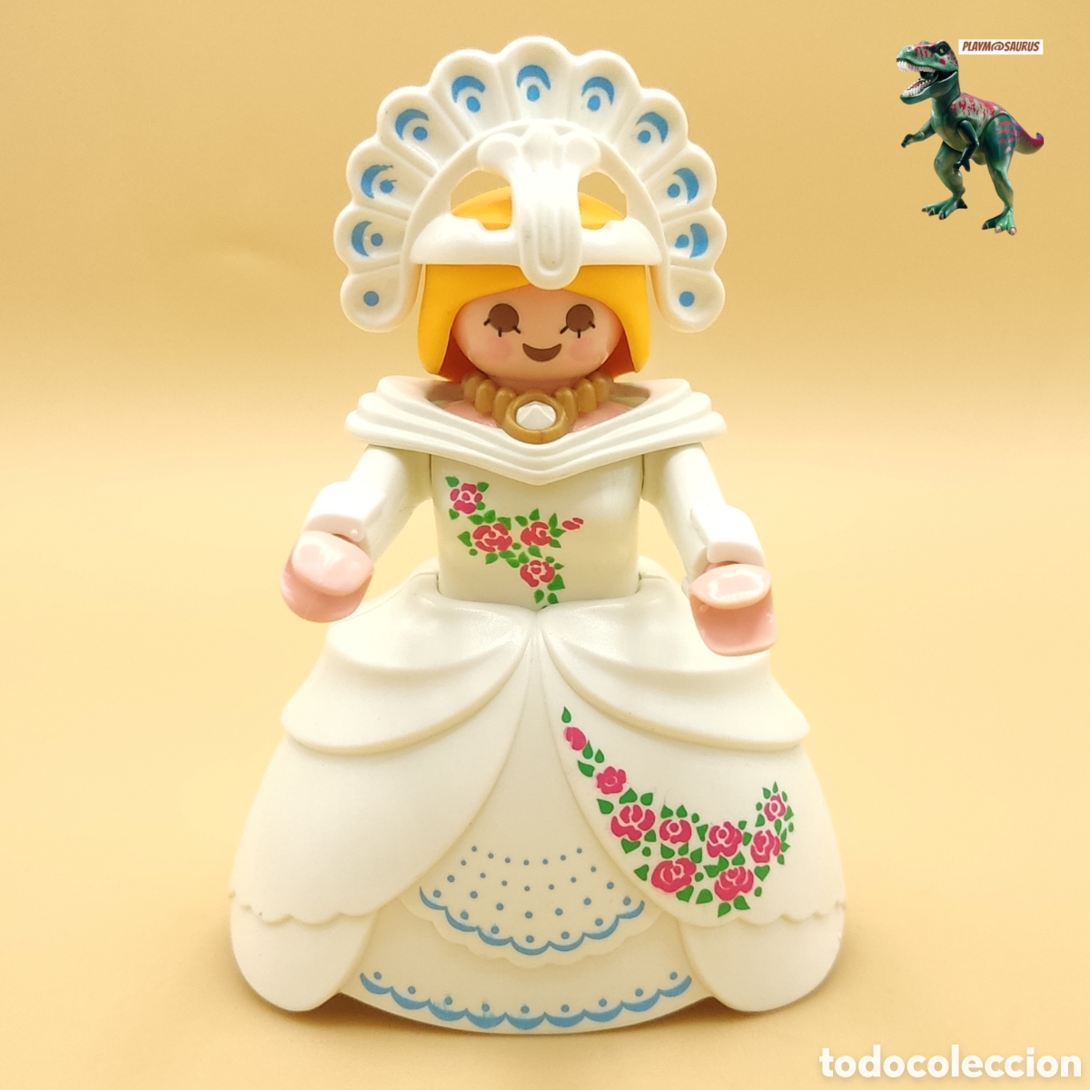 Playmobil: Playmobil figura mujer princesa vestido noble palacio real castillo novia boda baile reina