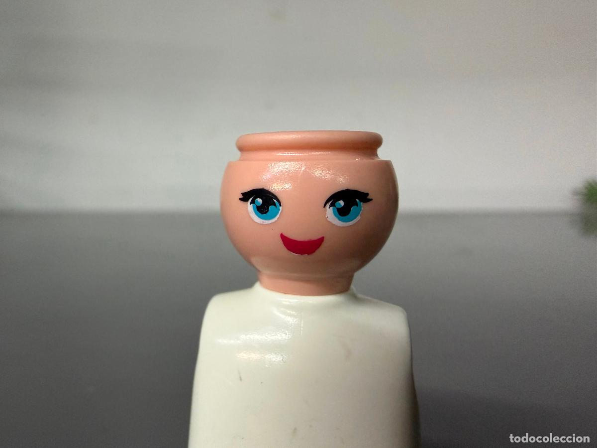 Playmobil: PLAYMOBIL cabeza cara expresiva ojos con rimel guapa recambio- solo se vende cabeza