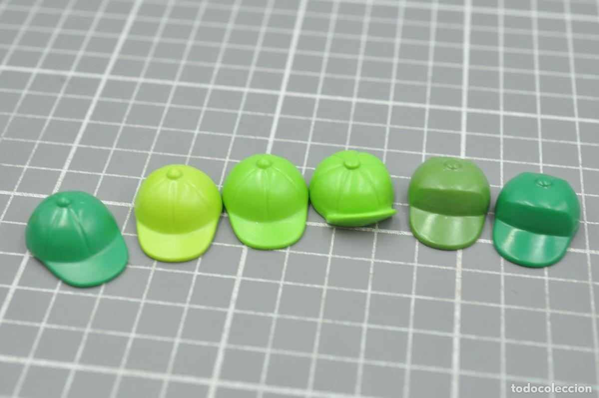 Playmobil: wsk101 Playmobil, 6 gorras verdes