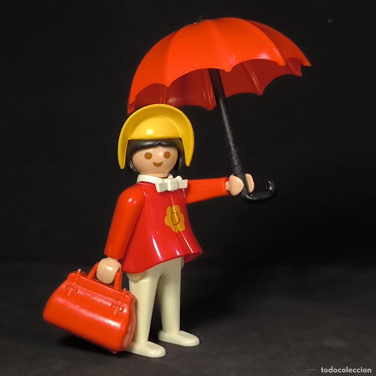 Playmobil: Playmobil mujer con paraguas ☼