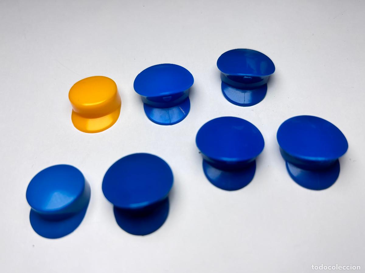Playmobil: Playmobil lote gorra azul amarilla