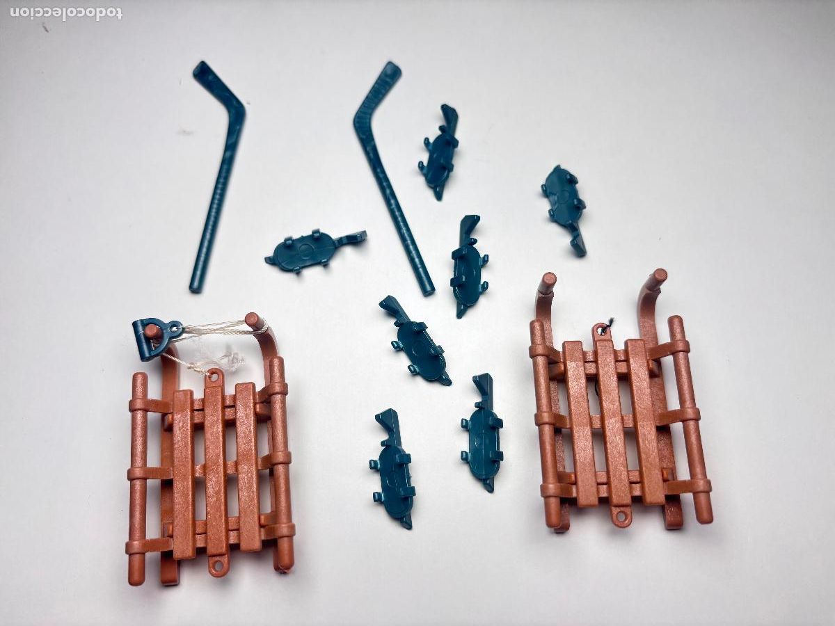 Playmobil: Playmobil lote trineo palo patines nieve