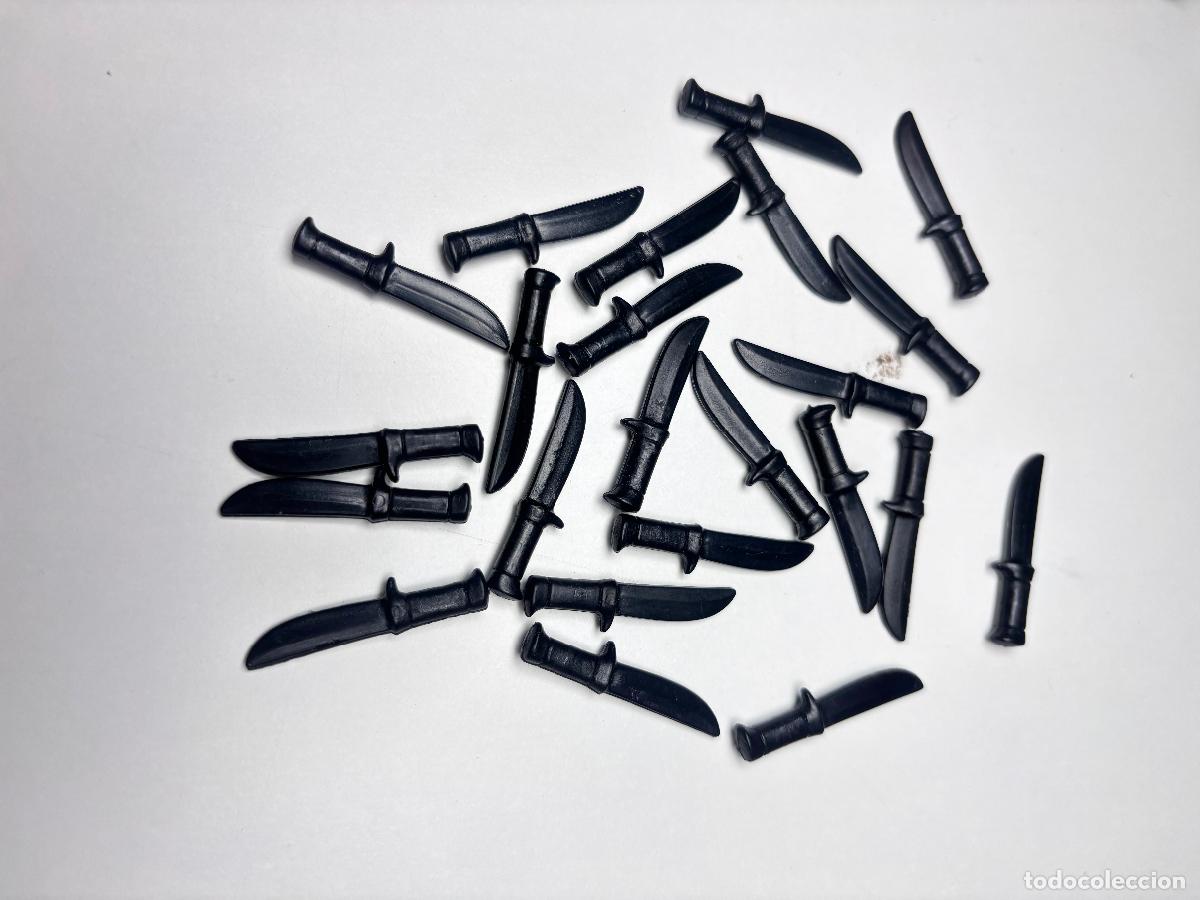 Playmobil: Playmobil lote cuchillo negro