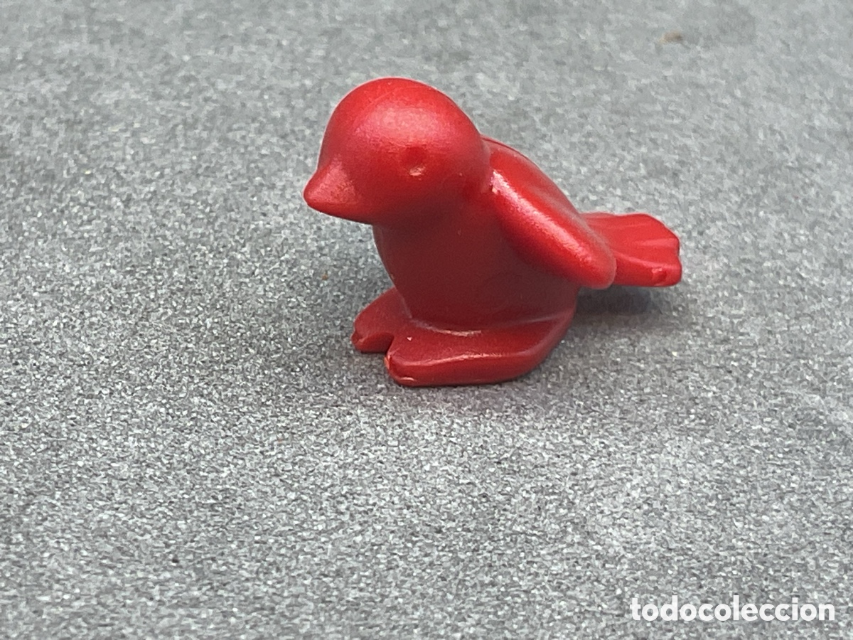 Playmobil: ACCESORIO PLAYMOBIL . PAJARO, PAJARITO COLOR ROJO.