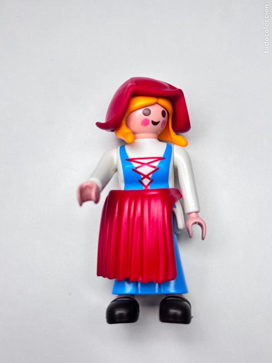 Playmobil: Playmobil 3627 figura mujer medieval con delantal